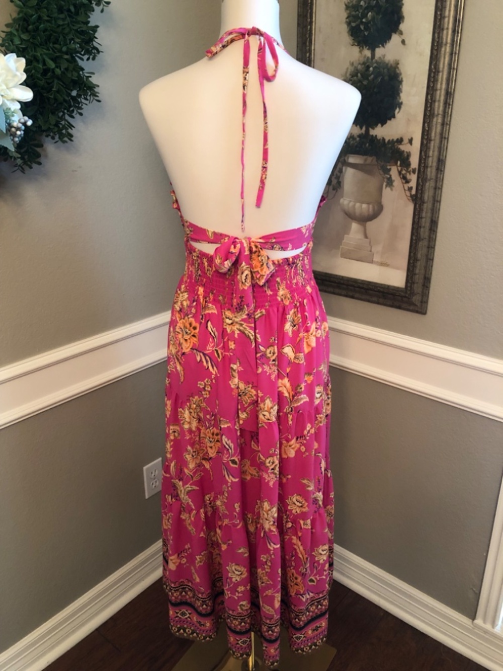 Summer Halter Maxi Dress - Picture 2 of 3